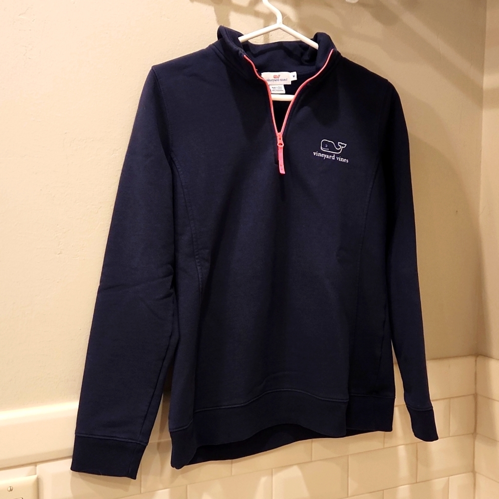 Vineyard Vines Navy zip sweatshirt